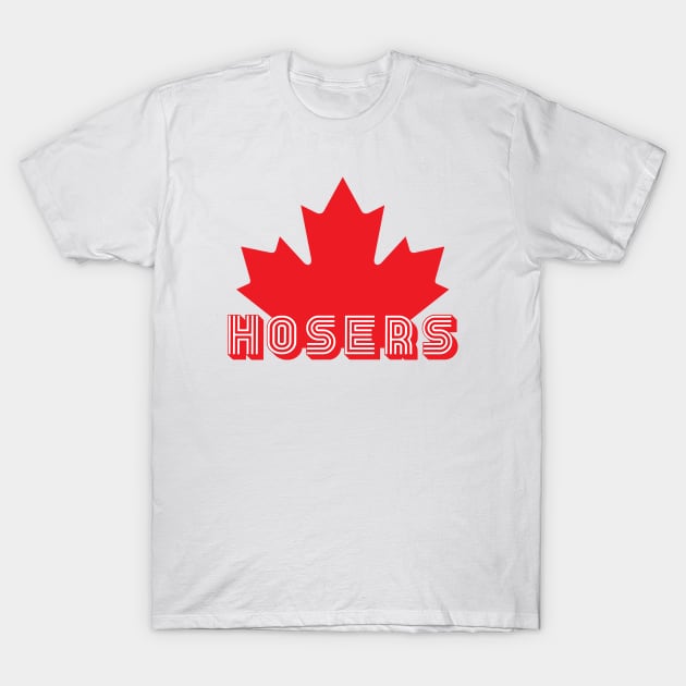 Hosers (Red) T-Shirt by Roufxis